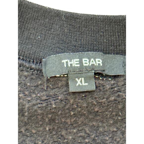 The Bar Arlo Sweatshirt Black White Size XL - Picture 7 of 8